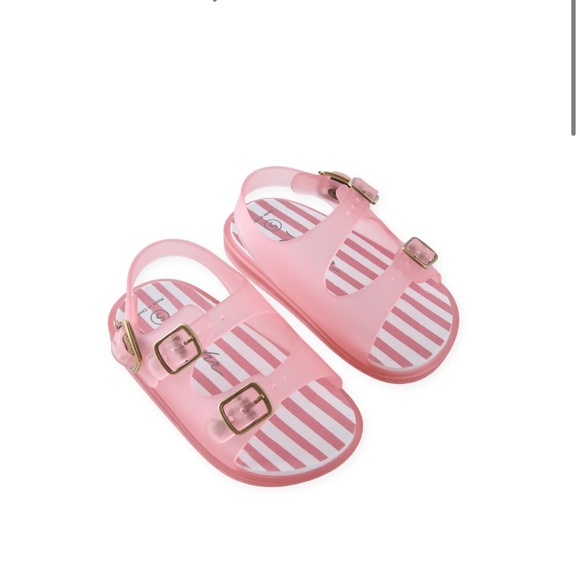 Pehr Pink Kids Splash Sandals - Picture 1 of 7